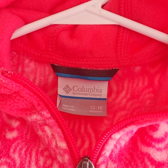 Columbia pink fleece jacket - Picture 2 of 4